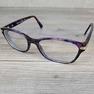 Coach HC6065 5288 Confetti Purple Eyeglass Frames Womens 51-17-135 Full Rim